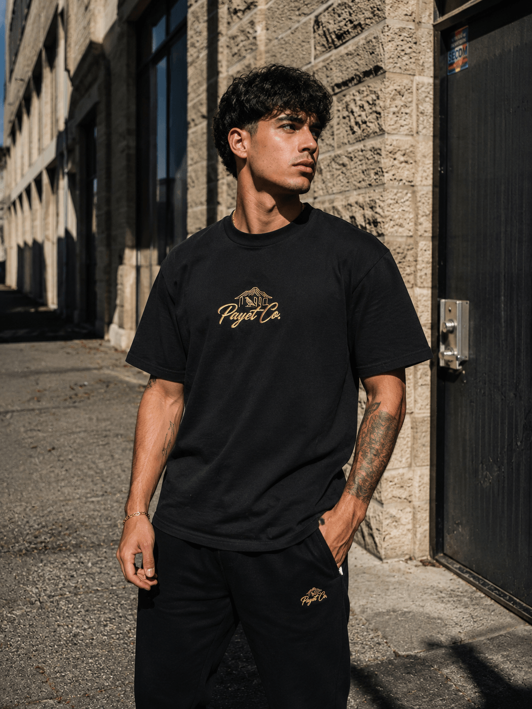 Payet Co Script Tee - Black